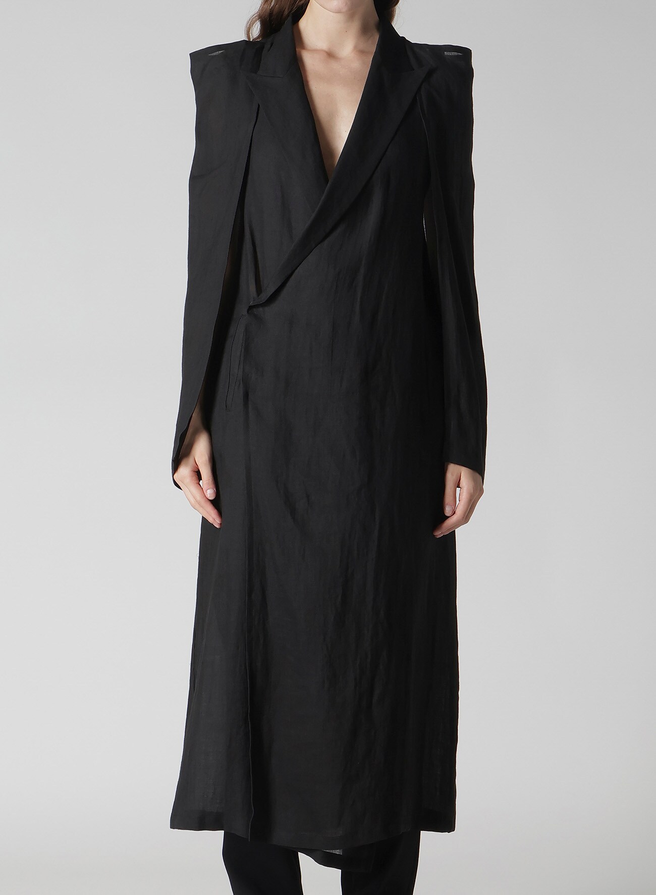TWILL BOX SILHOUETTE COAT