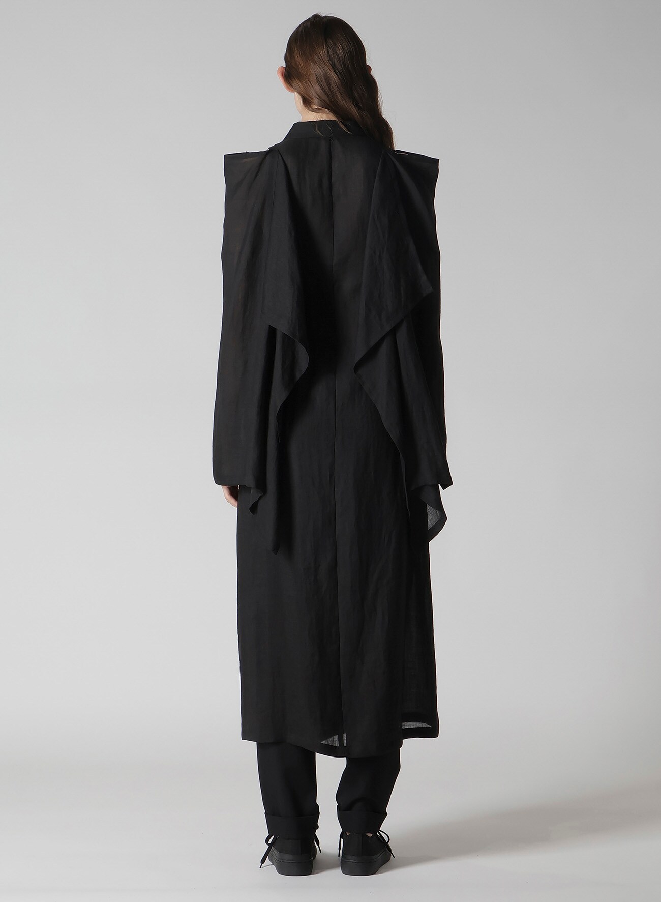 TWILL BOX SILHOUETTE COAT