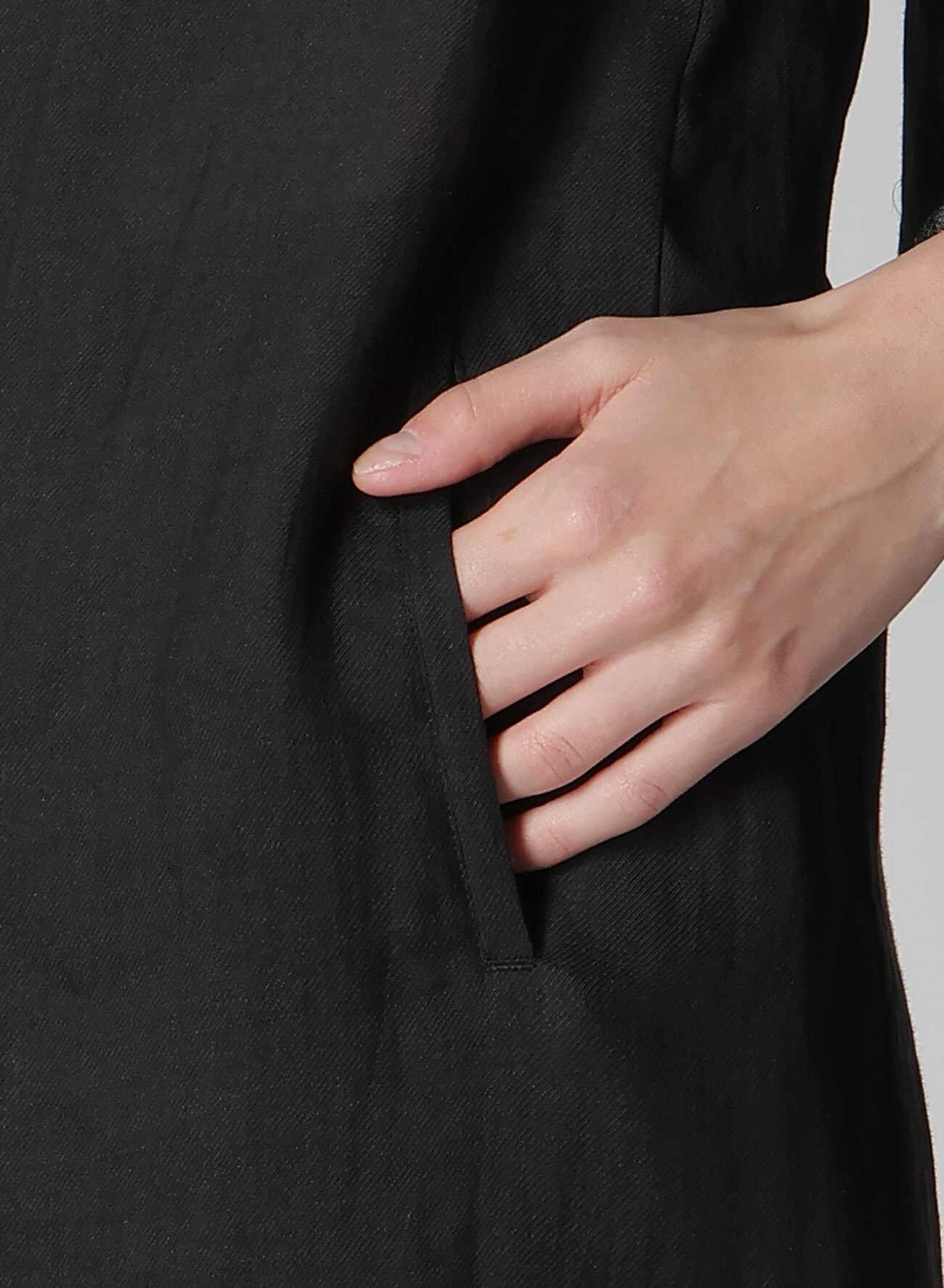 TWILL BOX SILHOUETTE COAT