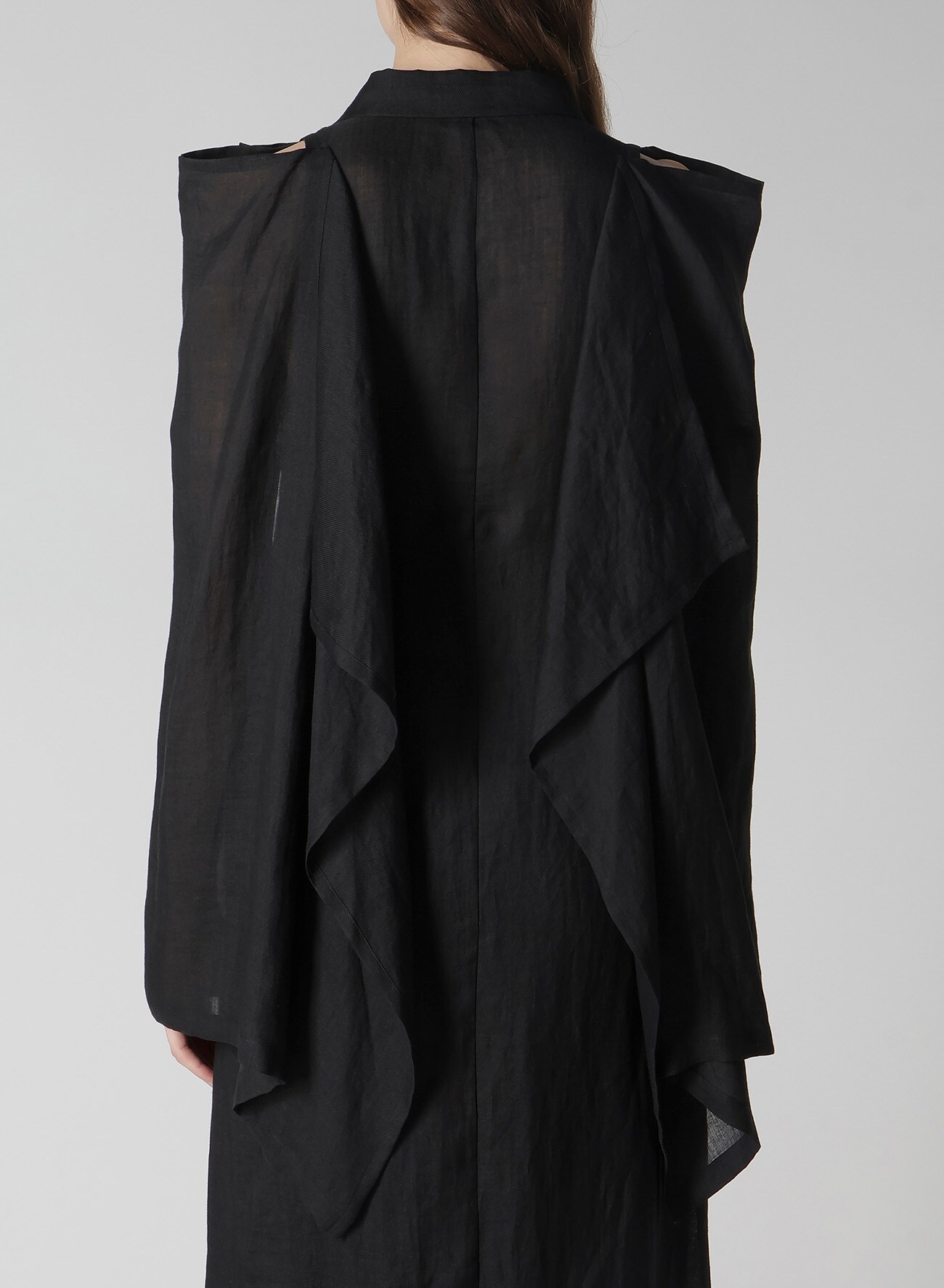TWILL BOX SILHOUETTE COAT