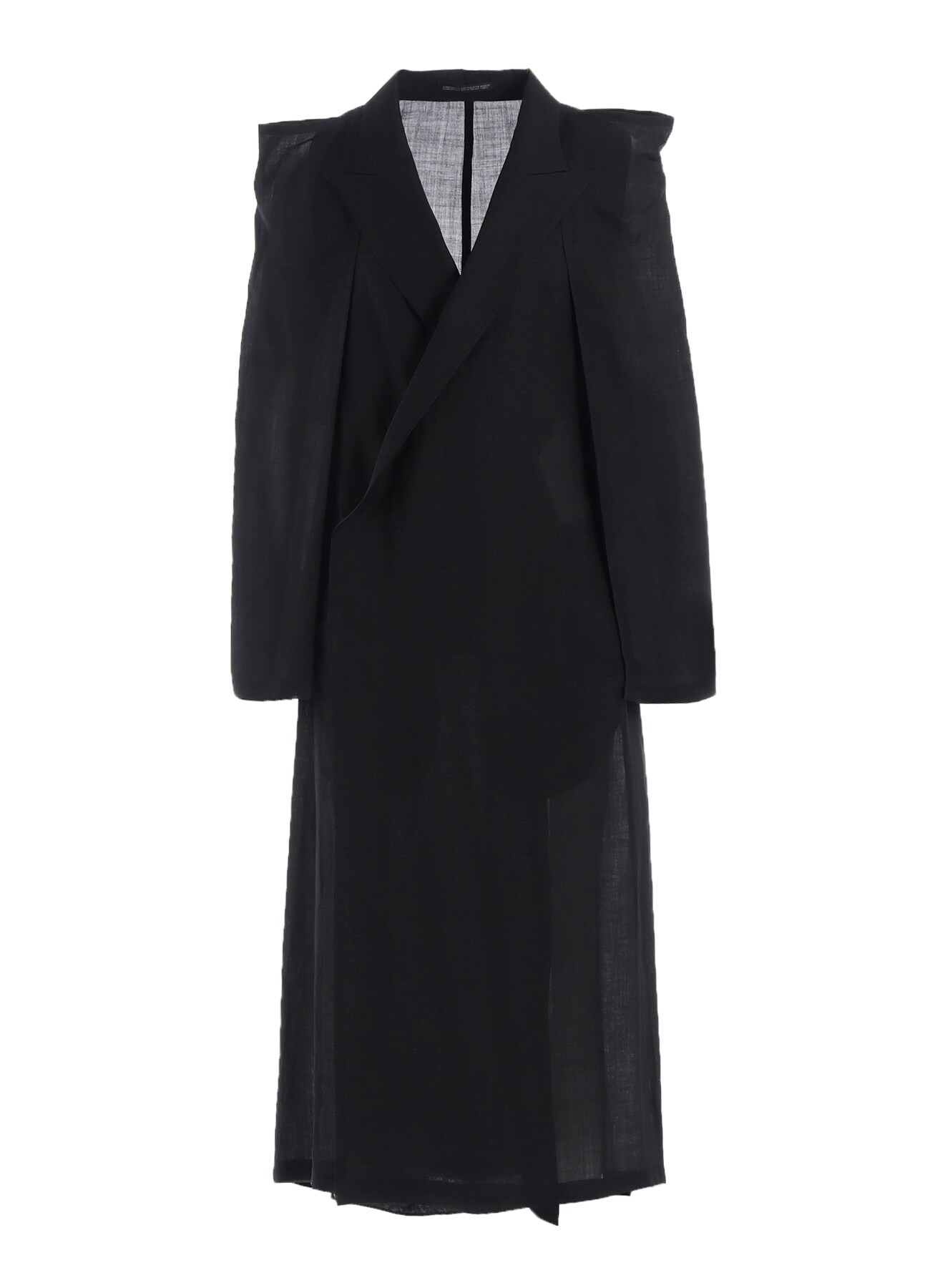 TWILL BOX SILHOUETTE COAT