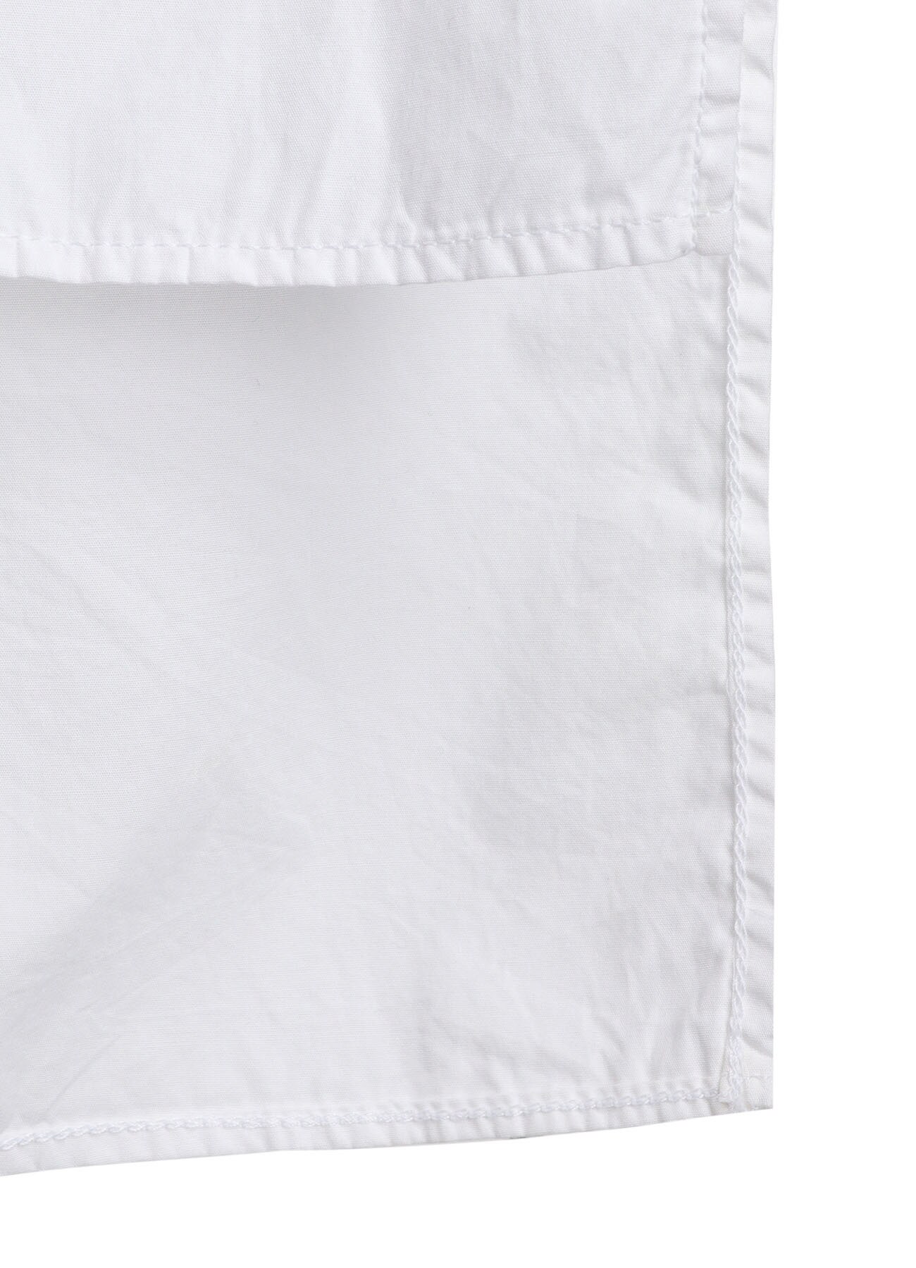 COTTON BROAD +  STRIPE  SWITCHING NON FUSIBLE SHIRTS