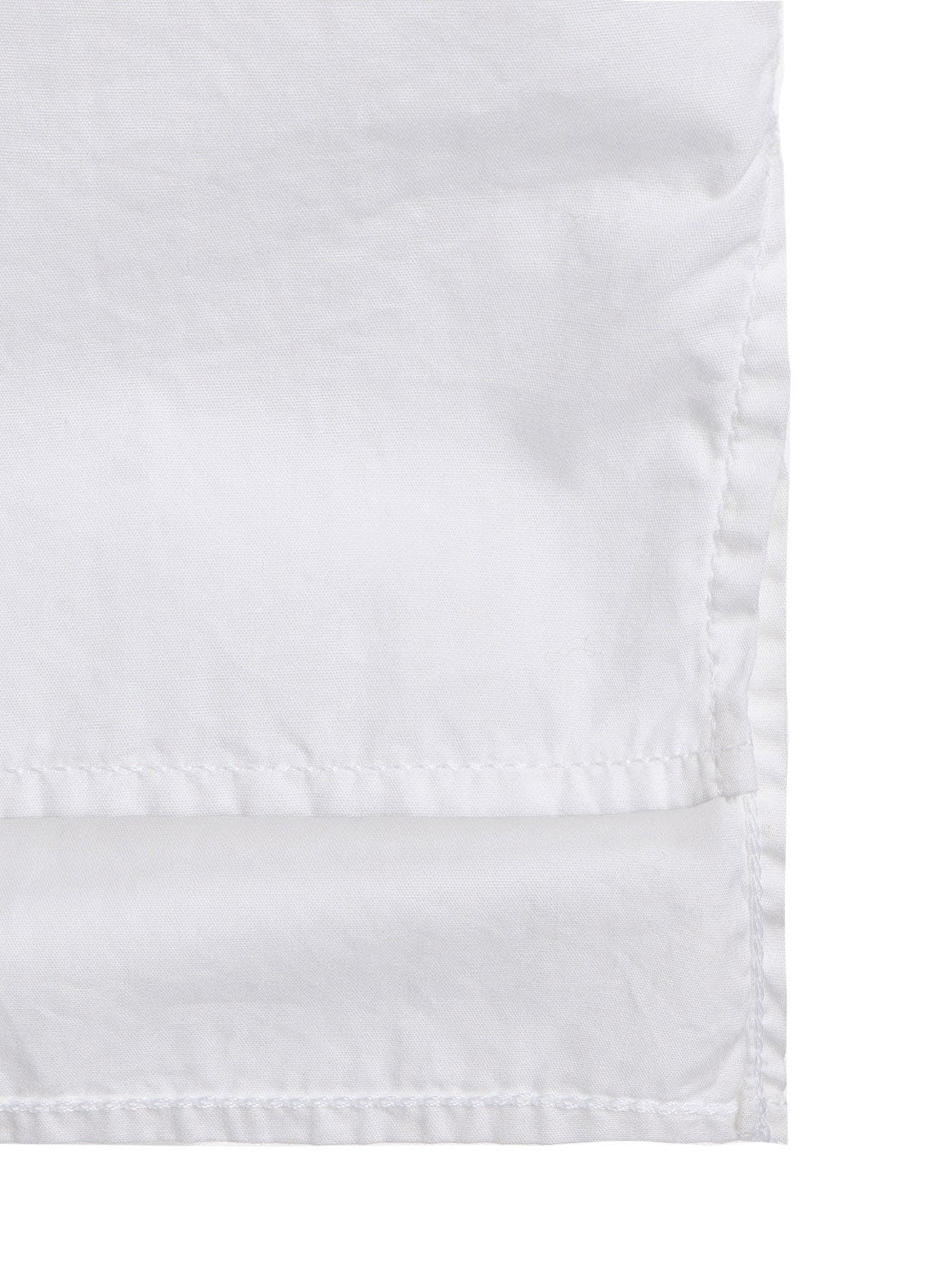 COTTON BROAD +  STRIPE  SWITCHING RUFFLE SHIRTS