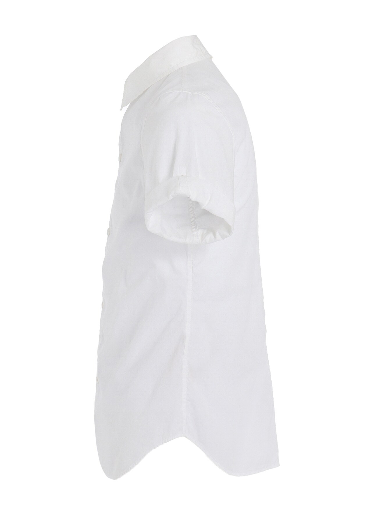 COTTON BROAD +  STRIPE  SWITCHING SHORT SLEEVE SHIRTS