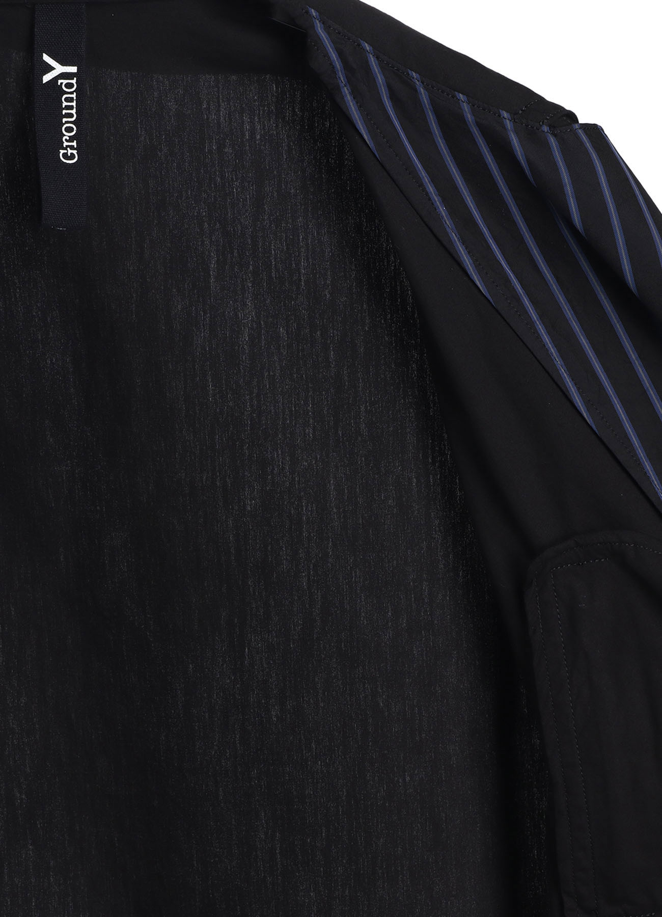 COTTON BROAD + CUPRA STRIPE STRIPE SWITCHING RIDERS JACKET