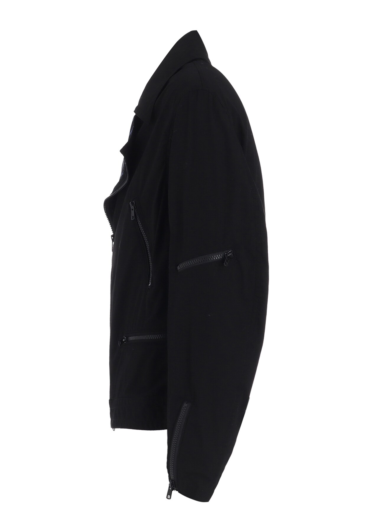 COTTON BROAD + CUPRA STRIPE STRIPE SWITCHING RIDERS JACKET