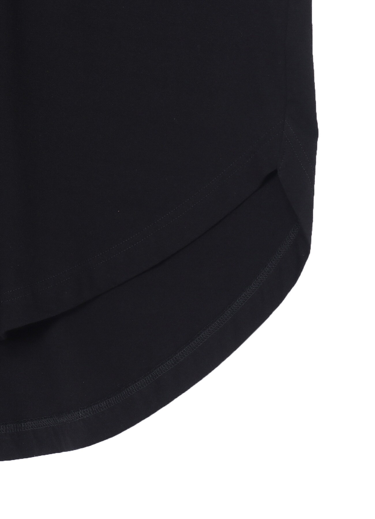 COTTON JERSEY HEM ROUND JUMBO T-SHIRT SHORT SLEEVES