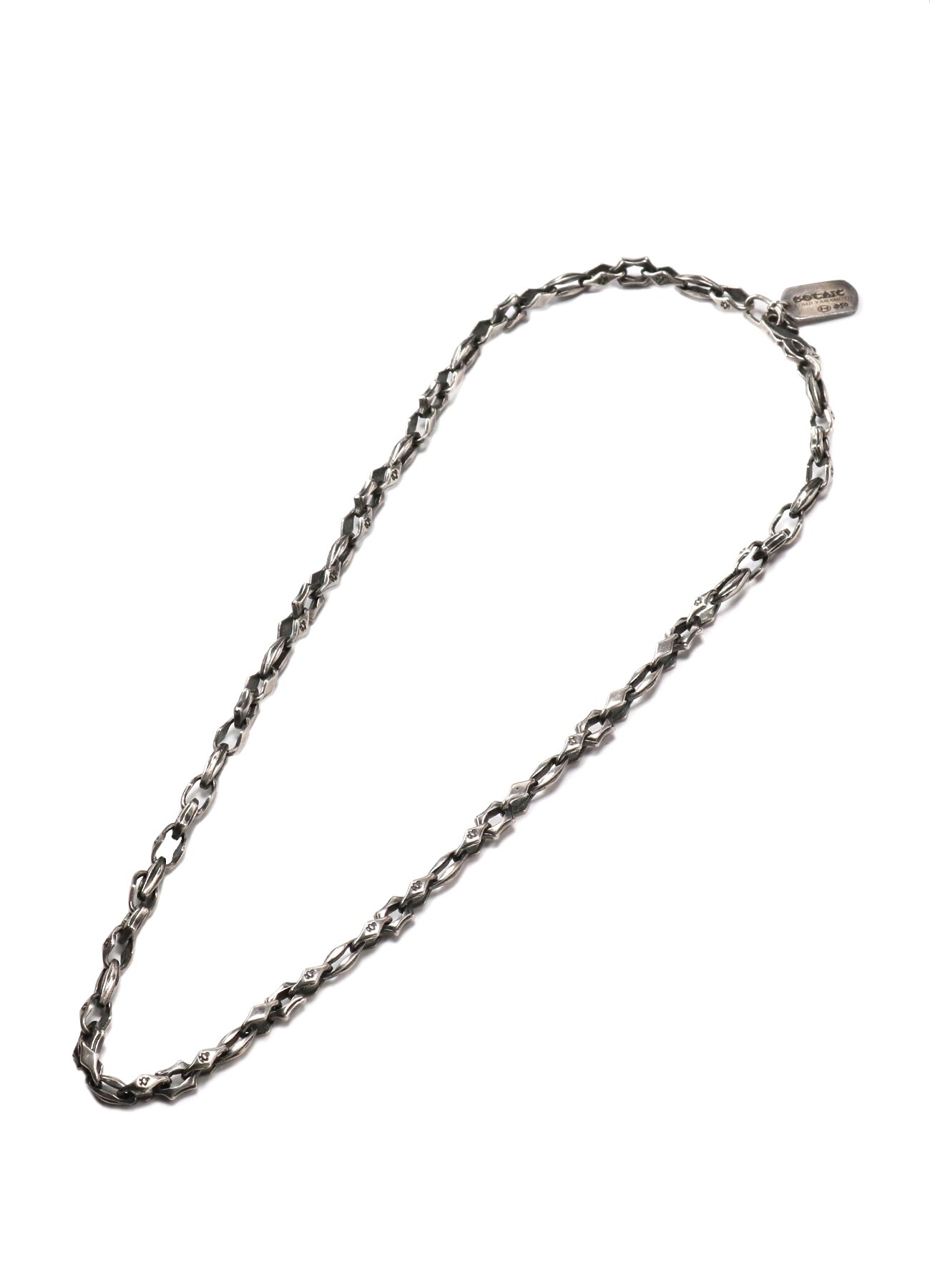 SILVER 950 GOTHIC CHAIN NECKLACE 45CM