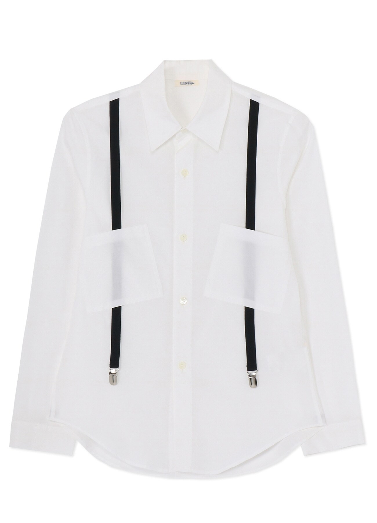 100/2 BROAD COTTON SHIRT WITH SUSPENDERS