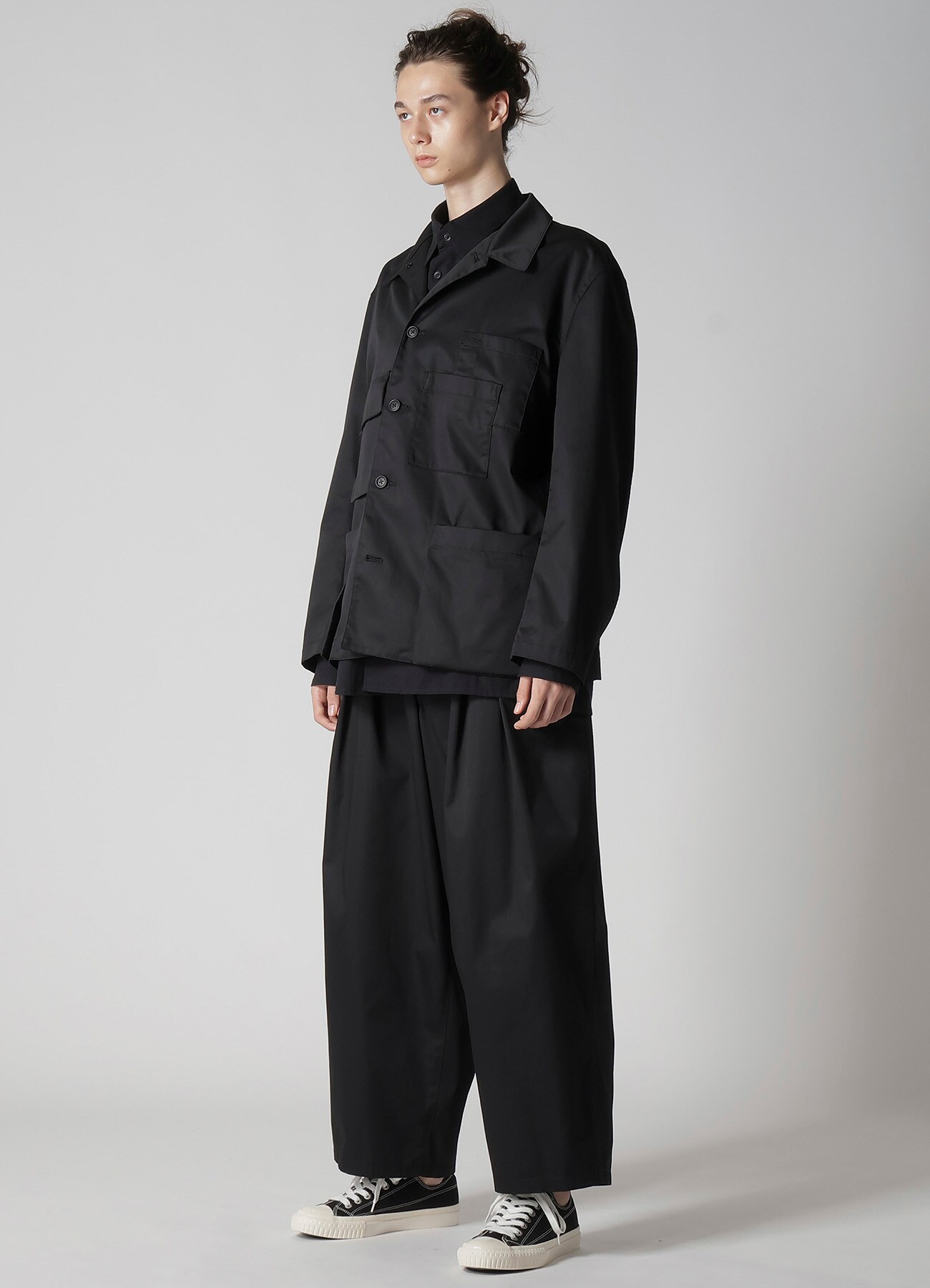 T/C TWILL LAYERED POCKET BLOUSON