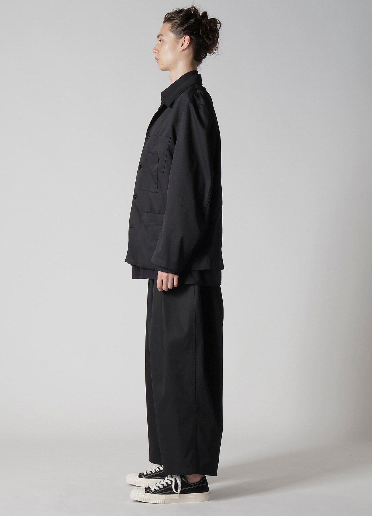 T/C TWILL LAYERED POCKET BLOUSON