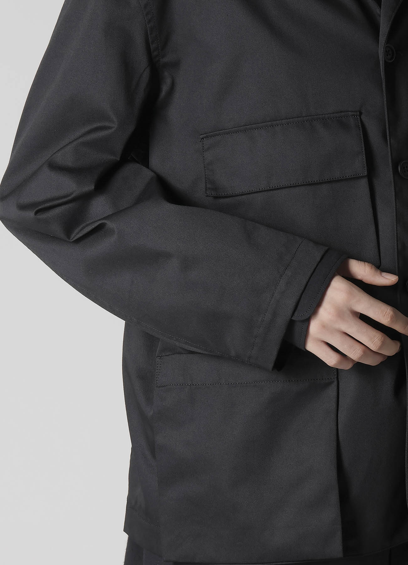 T/C TWILL LAYERED POCKET BLOUSON