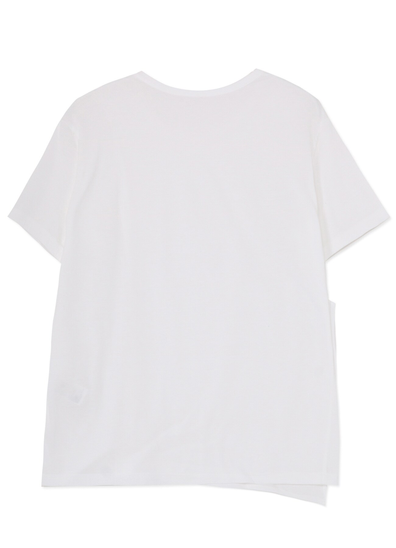 COTTON JERSEY DOUBLE FRONT HALF SLEEVE T