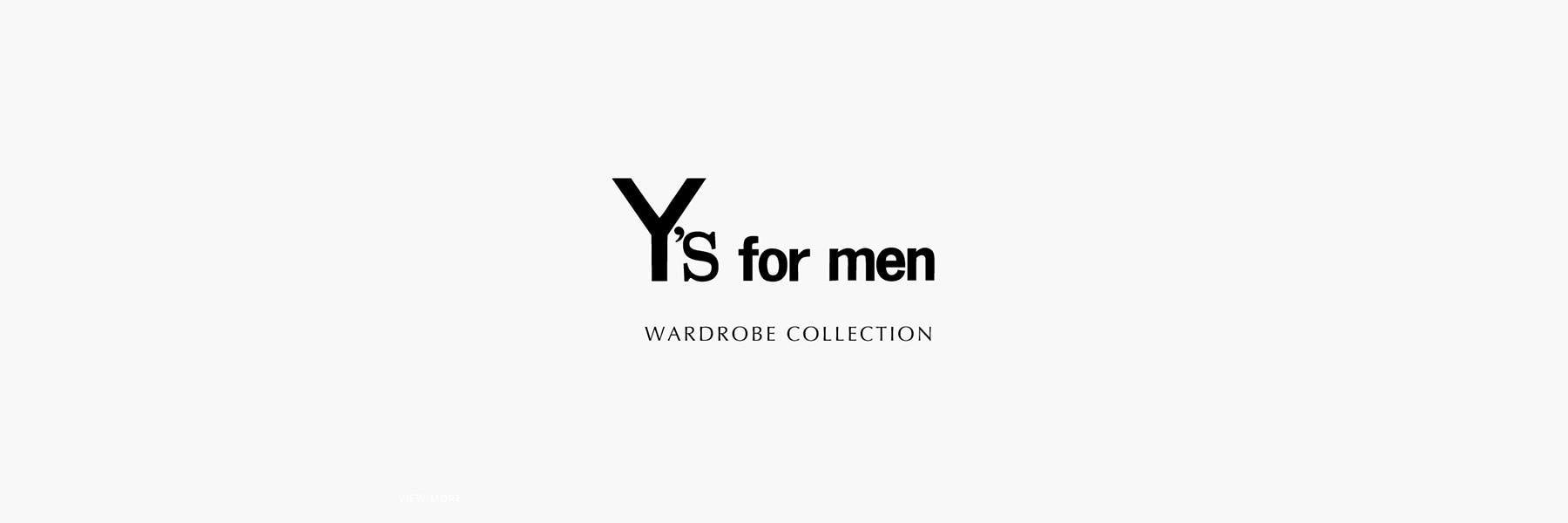 5/15 18:00 Y's for men WARDROBE COLLECTION