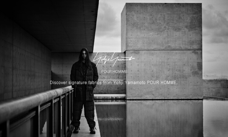 Discover signature fabrics from Yohji Yamamoto POUR HOMME