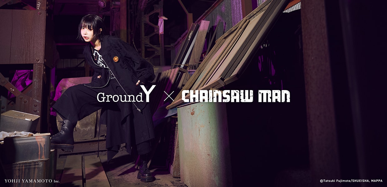 Ground Y × CHAINSAW MAN Collaborate Collection