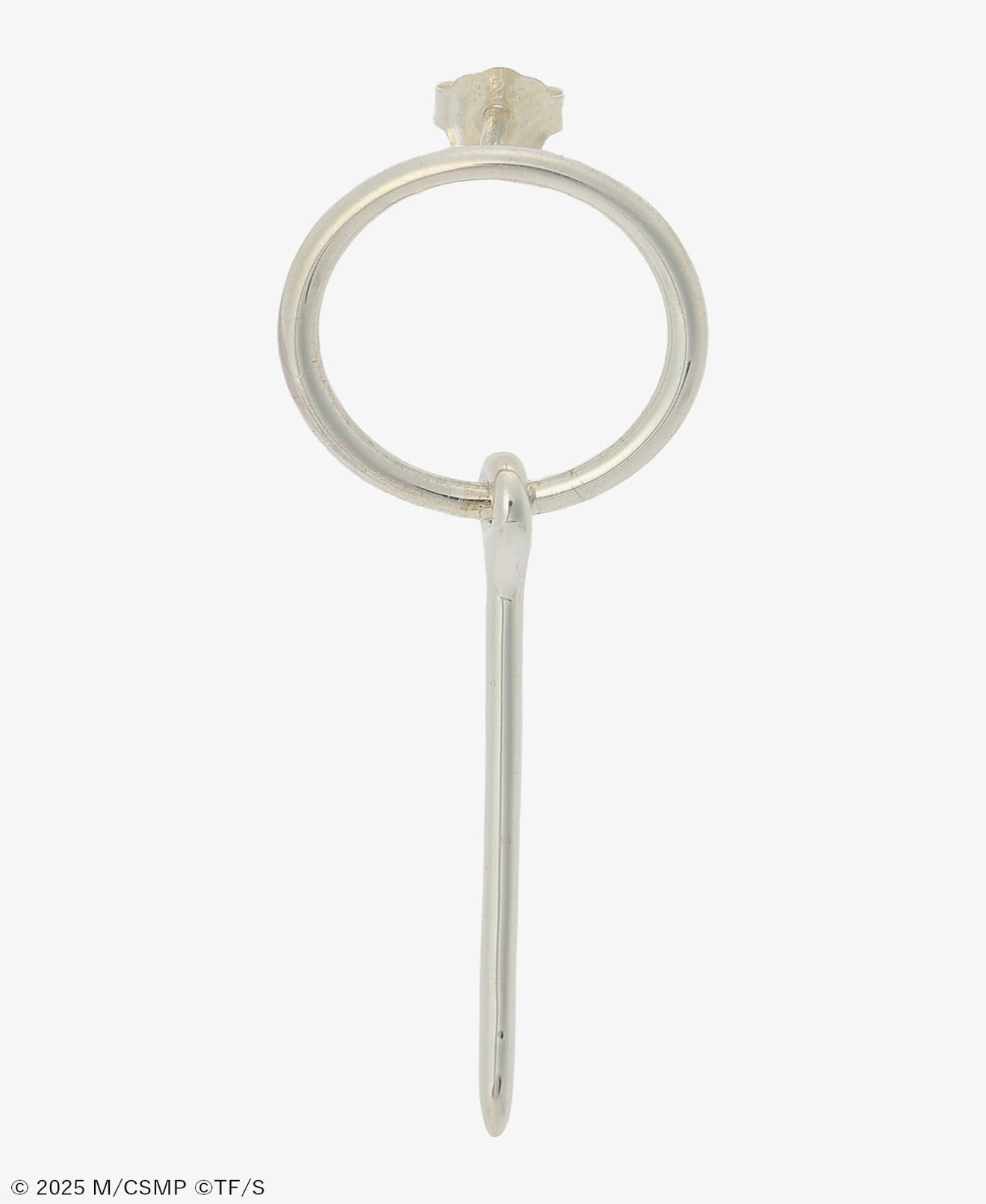 GRENADE PIN EARRING