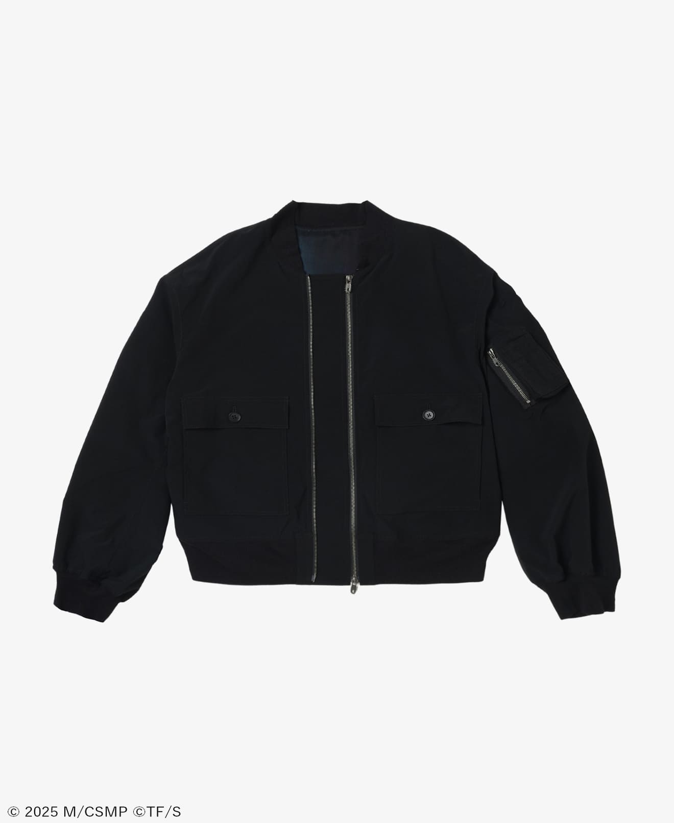 FLOWER AND BOMB REVERSIBLE BLOUSON