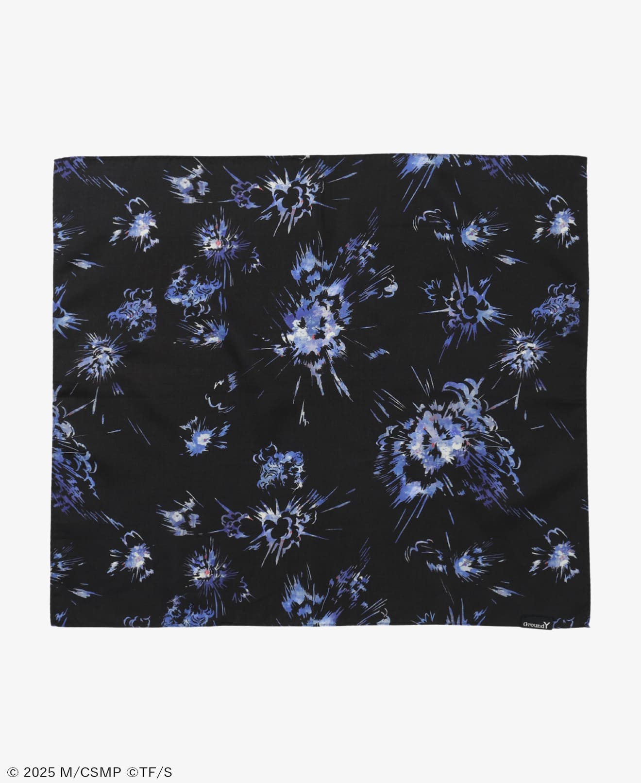 EXPLOSION GRAPHIC HANDKERCHIEF