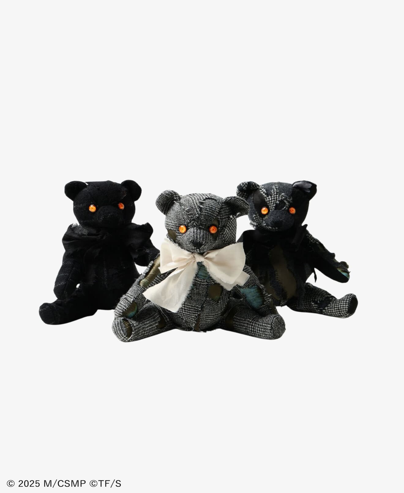 EXPLOSION TEDDY BEAR /BLACK×GREY