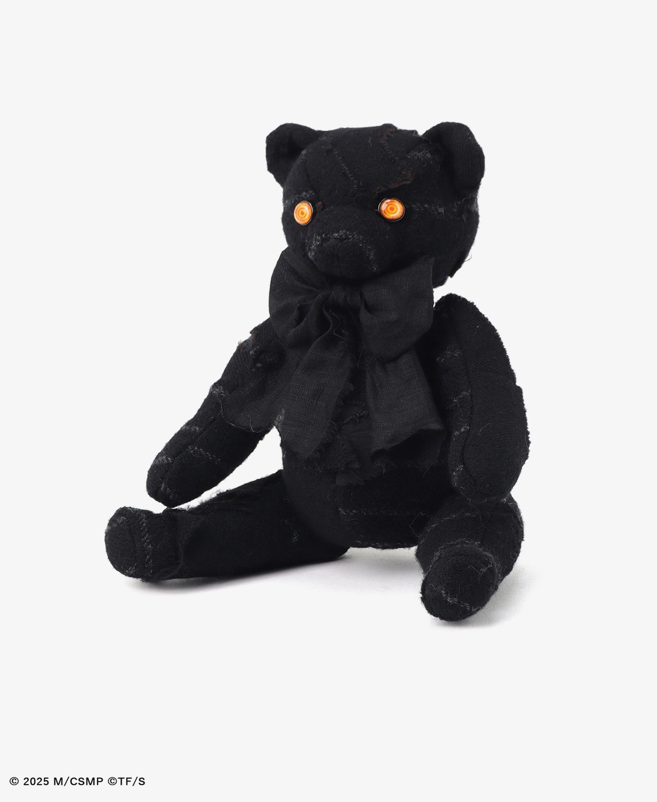 EXPLOSION TEDDY BEAR /BLACK×GREY