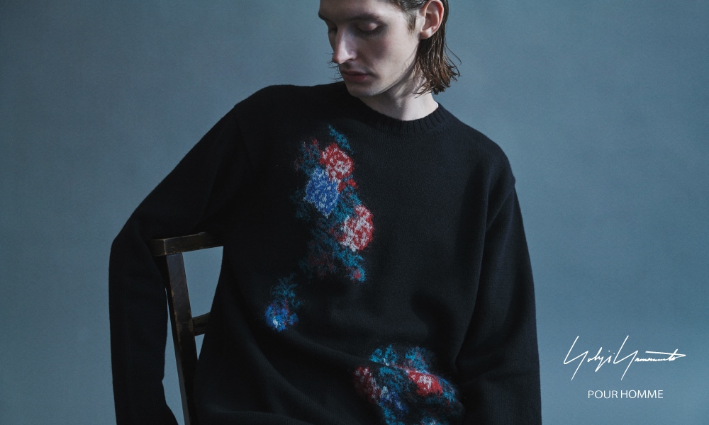 Yohji Yamamoto POUR HOMME - Floral Patterned Knits -: ｜THE SHOP YOHJI  YAMAMOTO