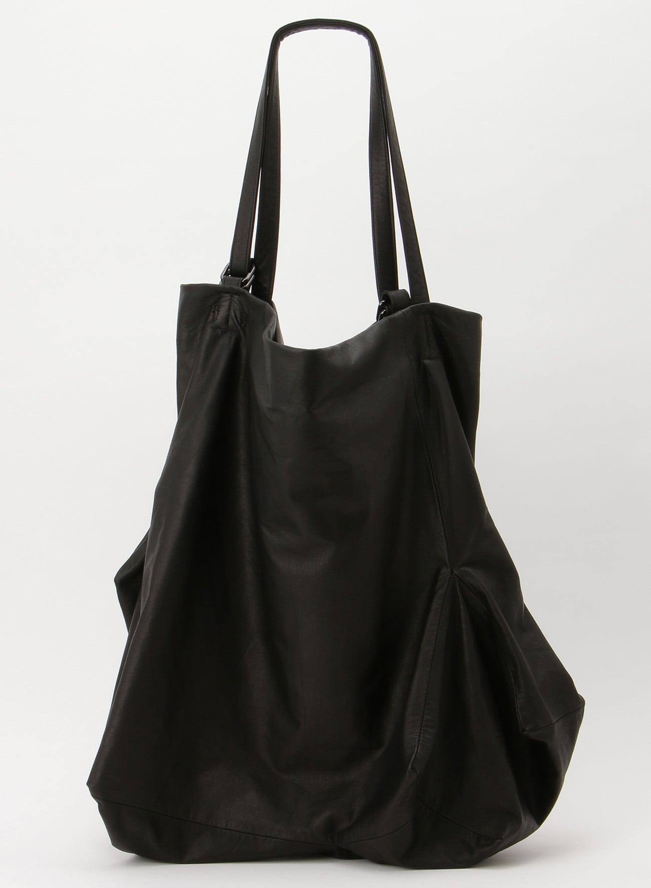 Unevenness tote(Leather)(FREE SIZE Black): discord Yohji Yamamoto 