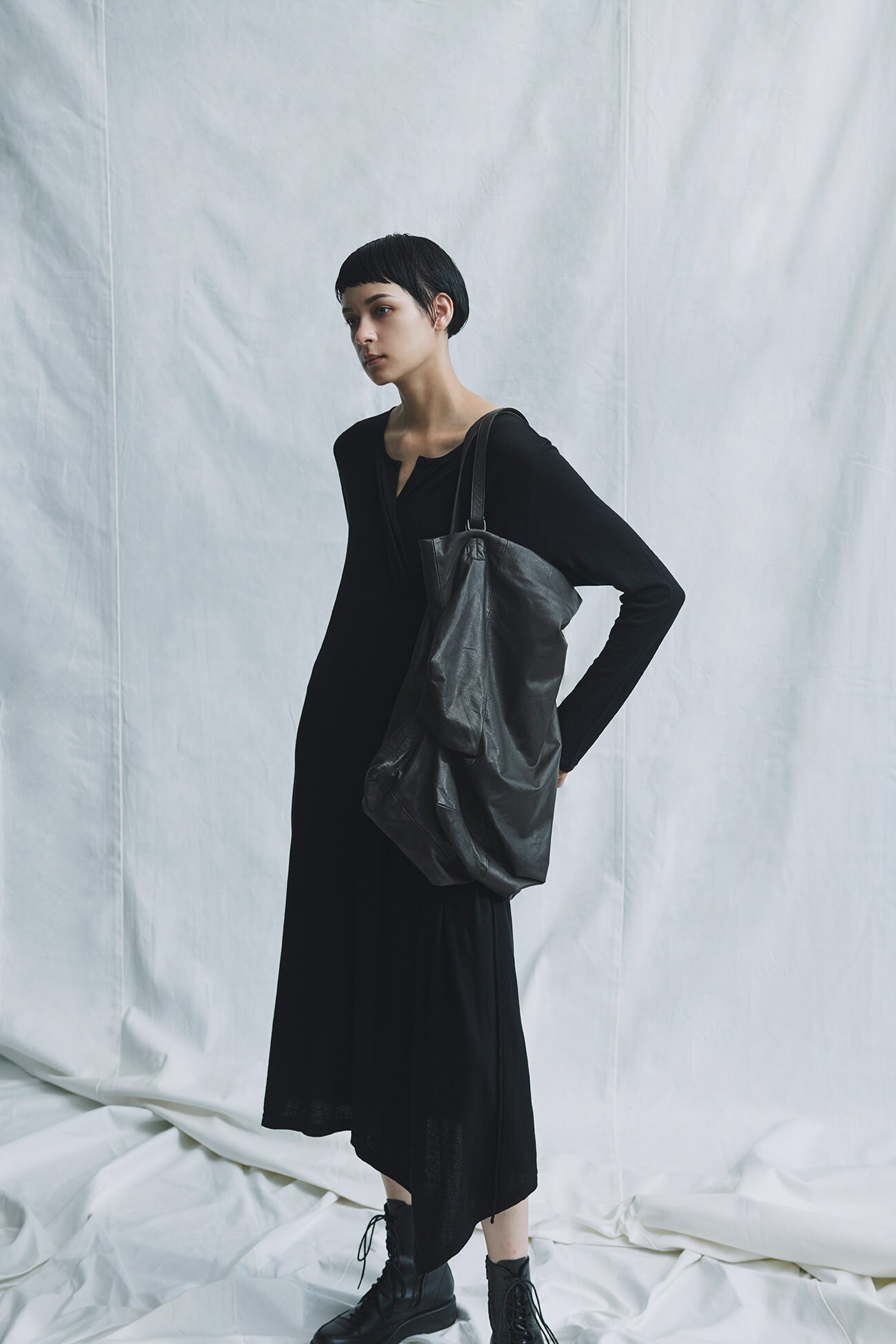 Unevenness tote(Leather)