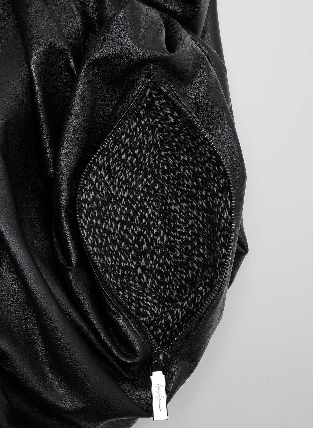 DRAPED ZIP BAG