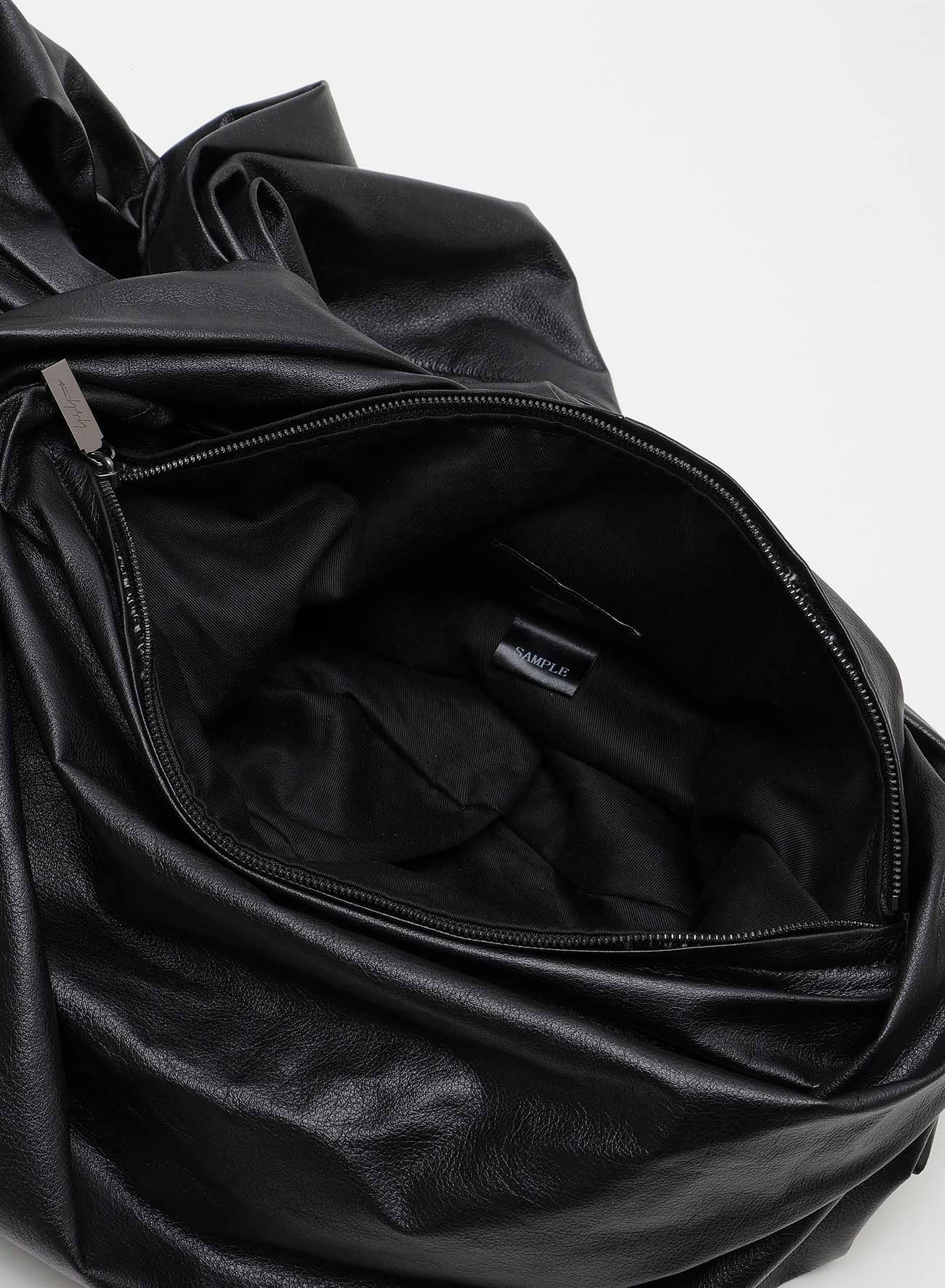 DRAPED ZIP BAG