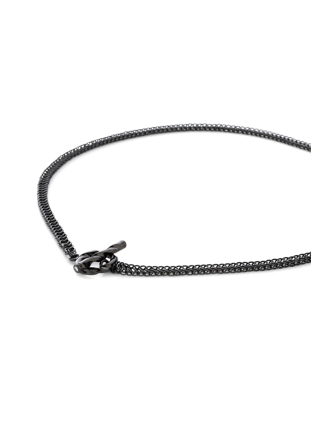 SILVER/WDIA DEEP NECKLACE