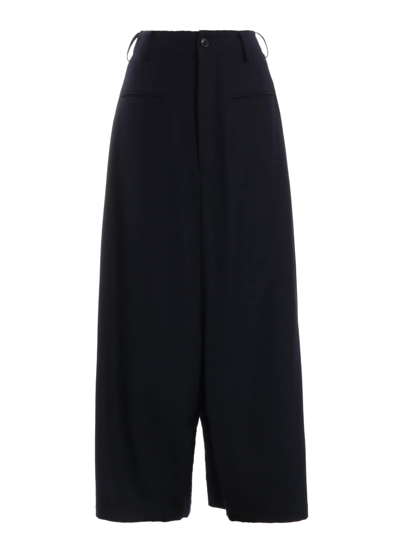 SAXONY R-BACKSIDE FLARE WIDE PANTS