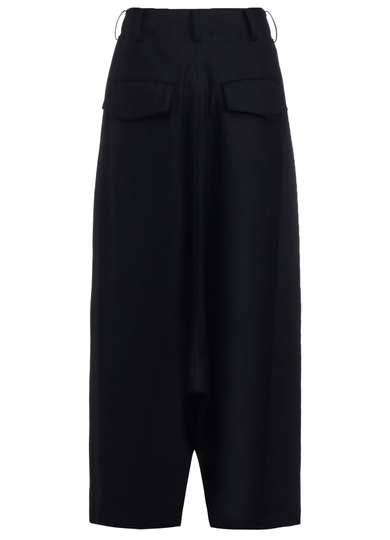 SAXONY R-BACKSIDE FLARE WIDE PANTS