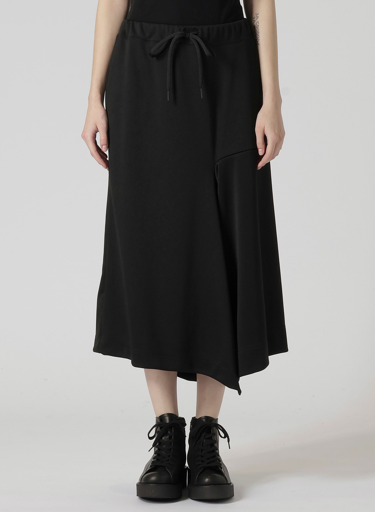 6/7 10:00 Release】PE INTERLOCK A R-TUBE SKIRT(S Black): Yohji ...