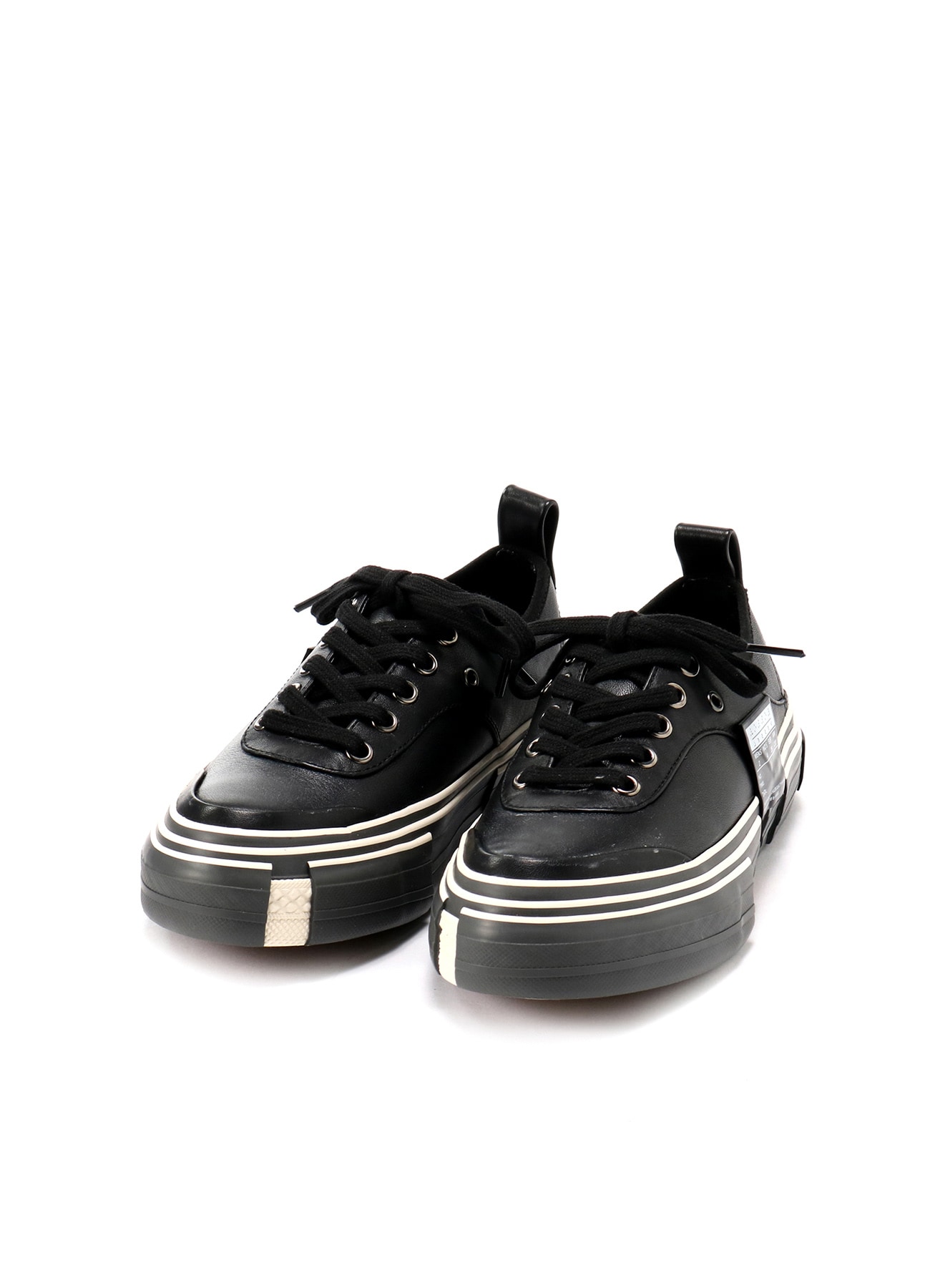 SNEAKER MATERIAL A 5HOLE LOWCUT SNEAKERS(23 Black): Vintage 1.2