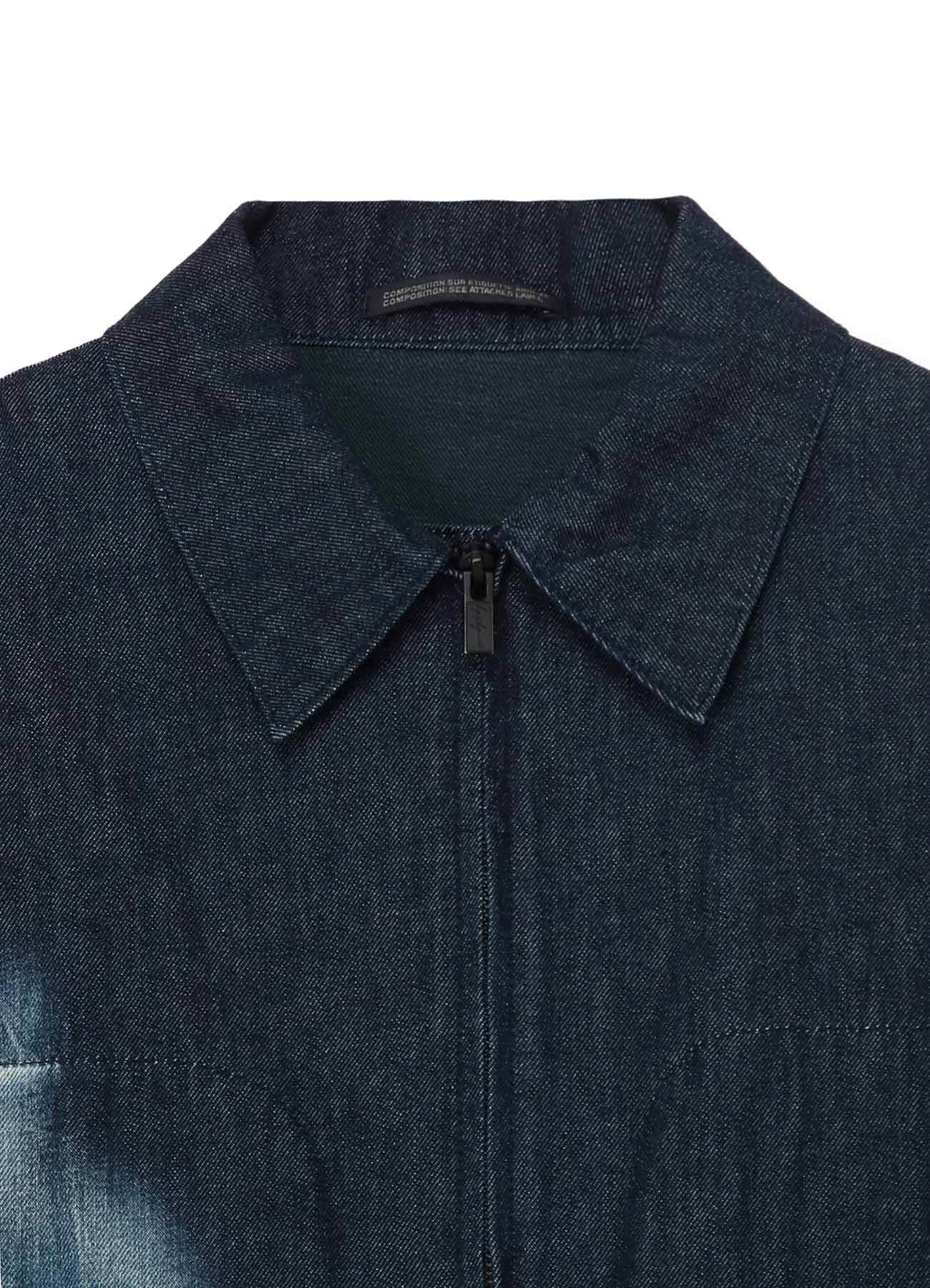 10 OZ UNEVEN YARN DENIM P.T DESIGN PKT BLOUSON