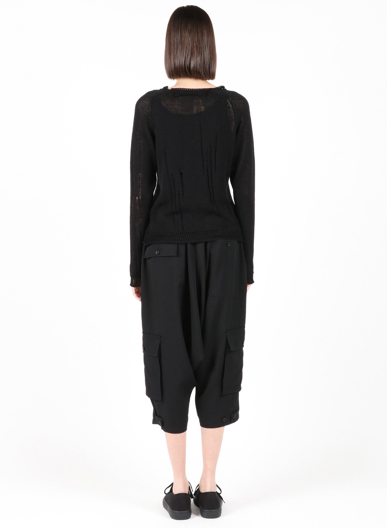 7G1P DROP STITCH PS BROAD KNIT RN L SLV