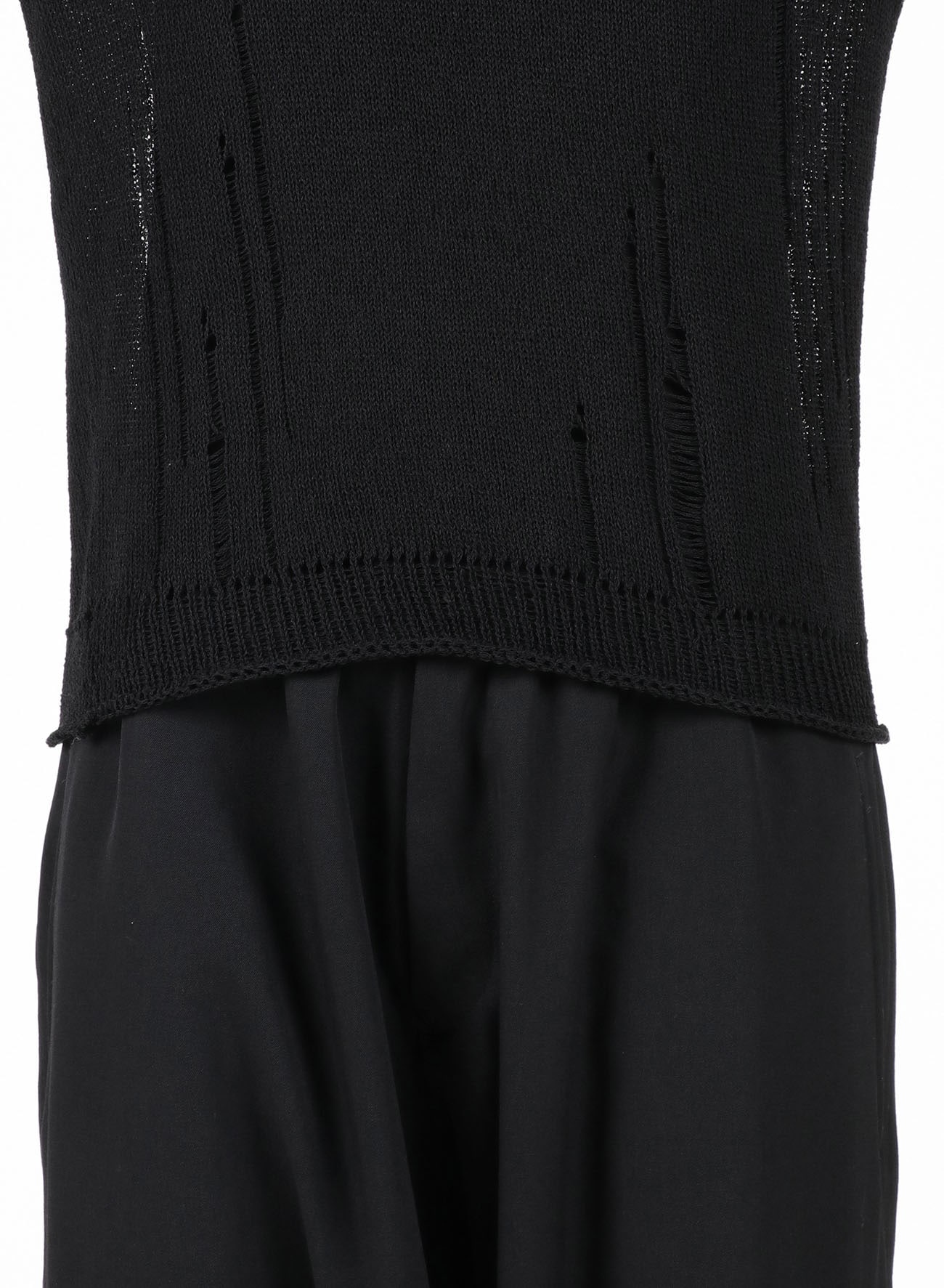 7G1P DROP STITCH PS BROAD KNIT RN L SLV