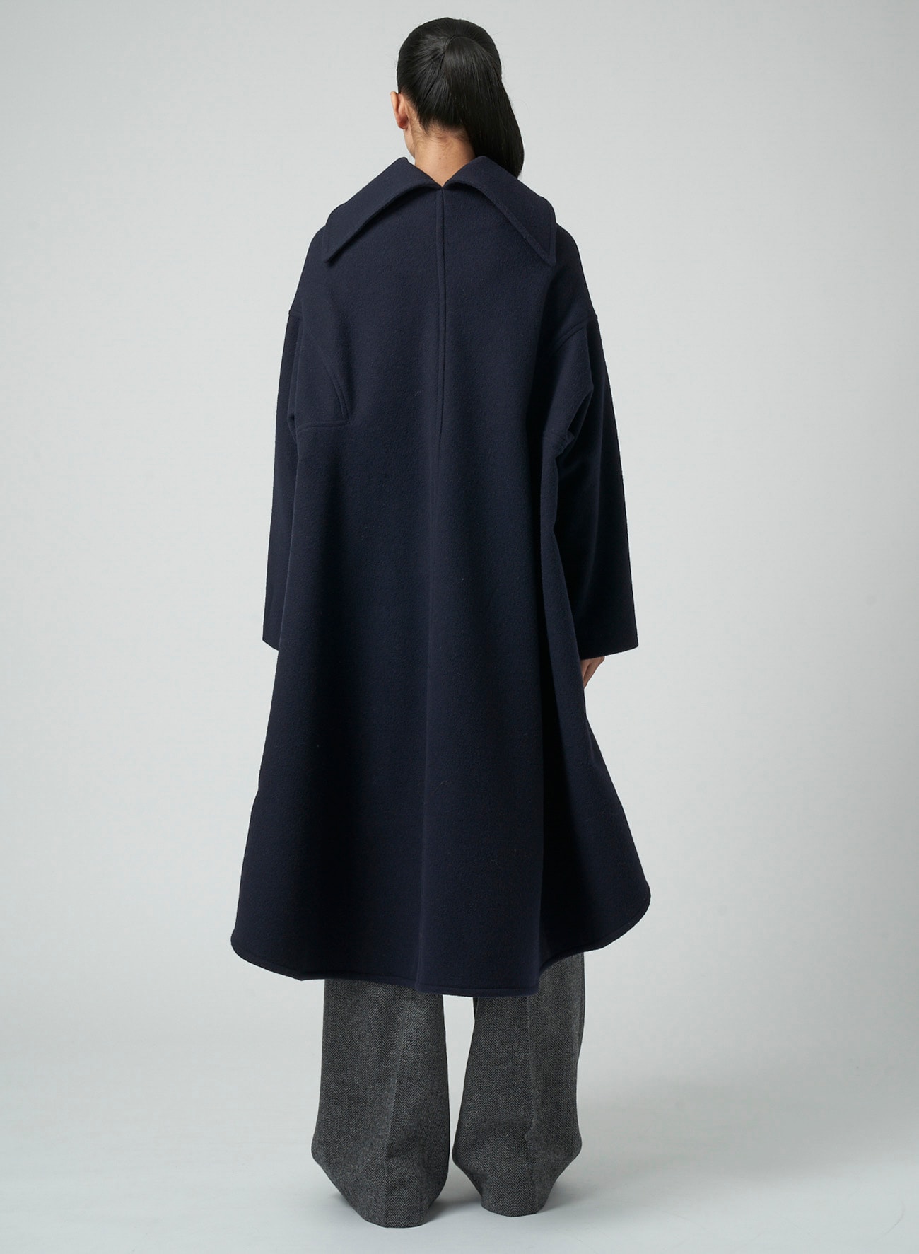 AIRY MOSSER B COLLAR FLARE COAT