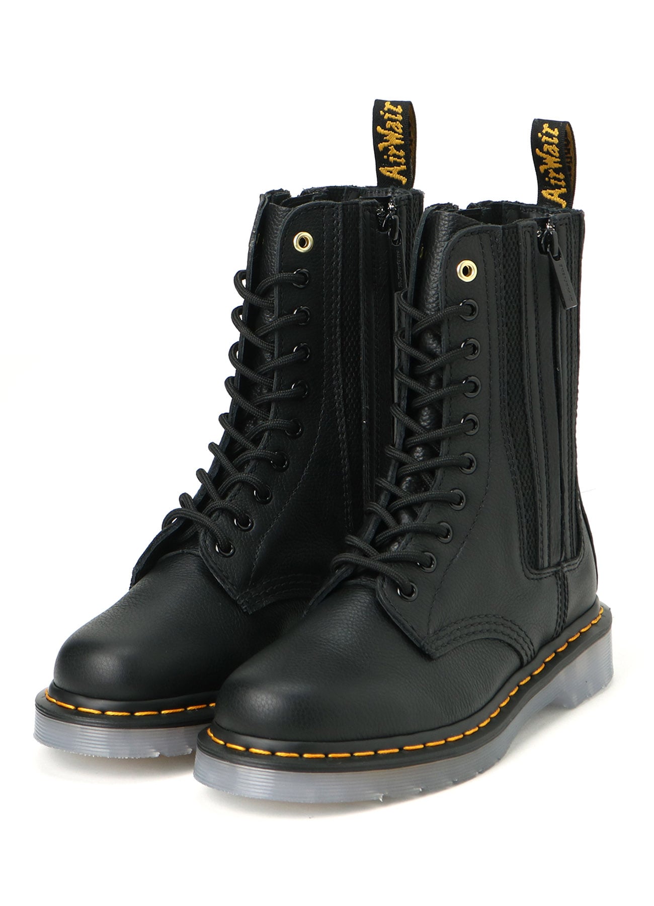 DR MARTENS 10-EYE SIDE GORE BOOTS