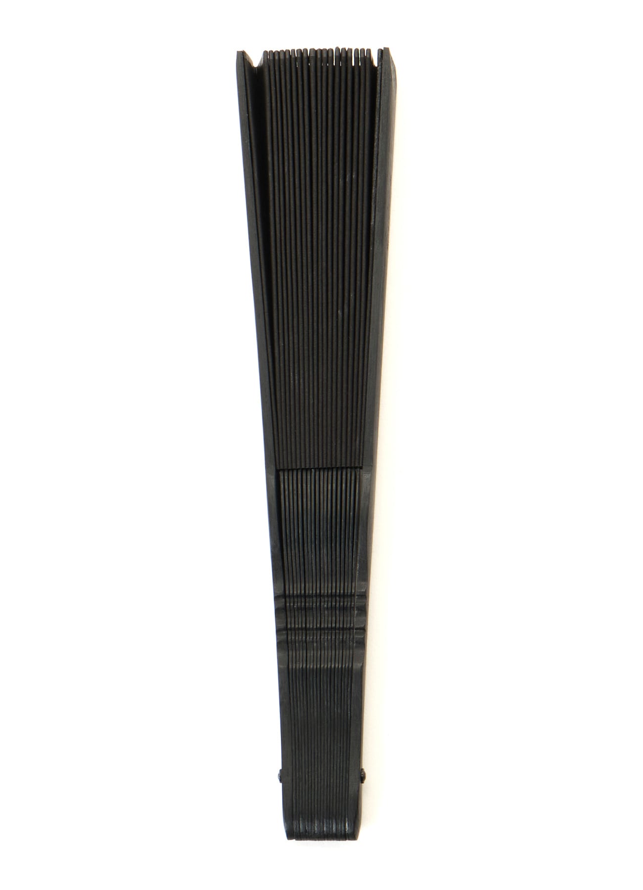 Yohji Yamamoto Leather Folding Fan(FREE SIZE Black): Yohji