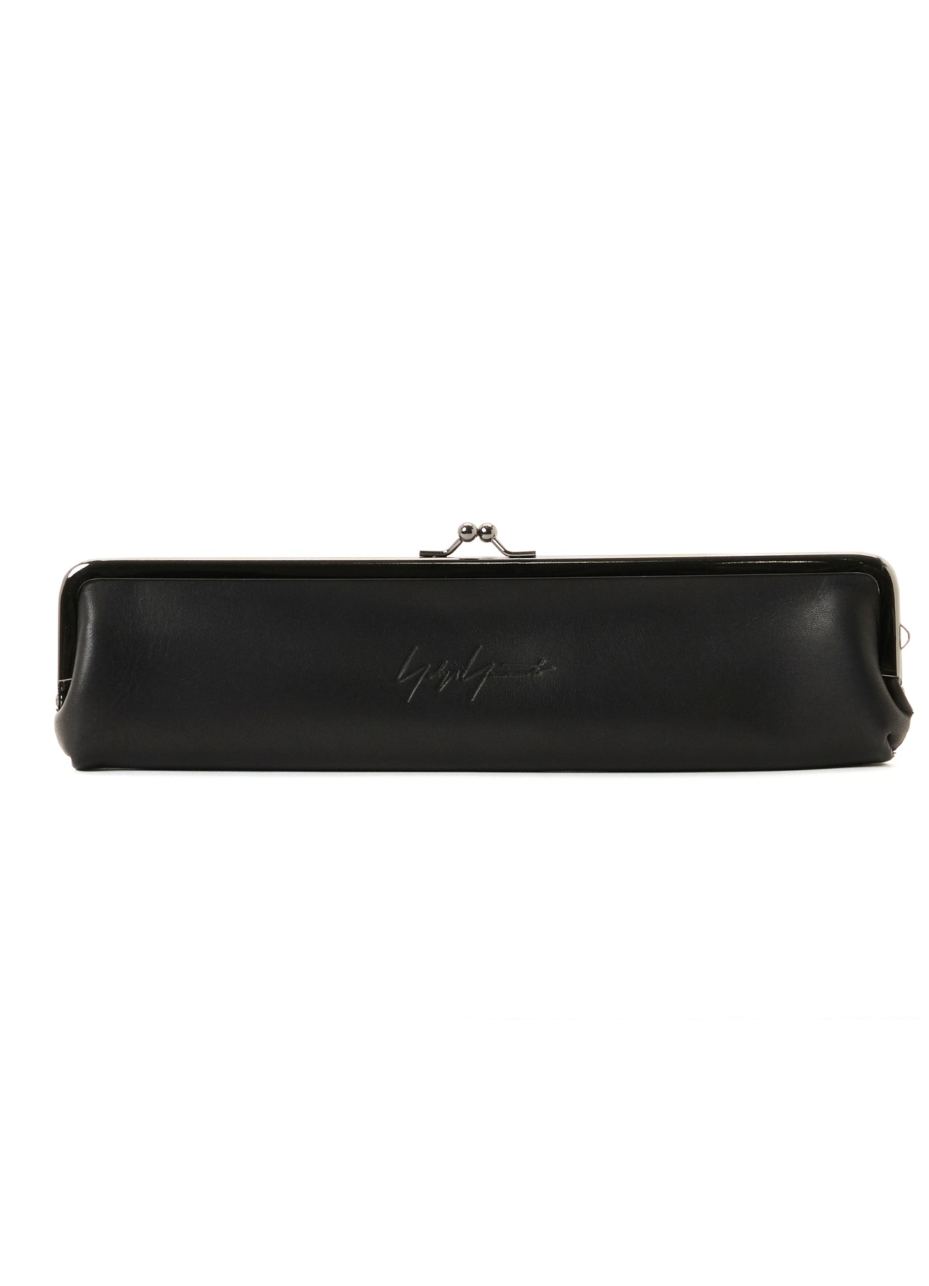 Yohji Yamamoto Leather Folding Fan(FREE SIZE Black): Yohji