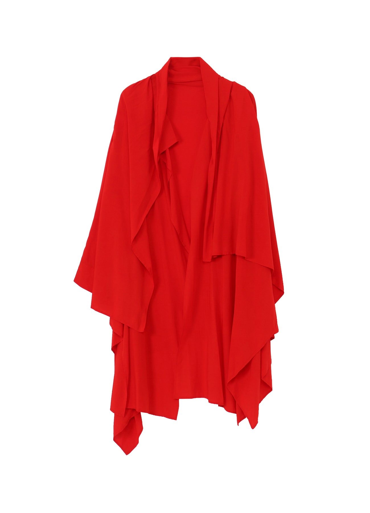 RAYON LAWN ASYMMETRIC DRAPED BLOUSE