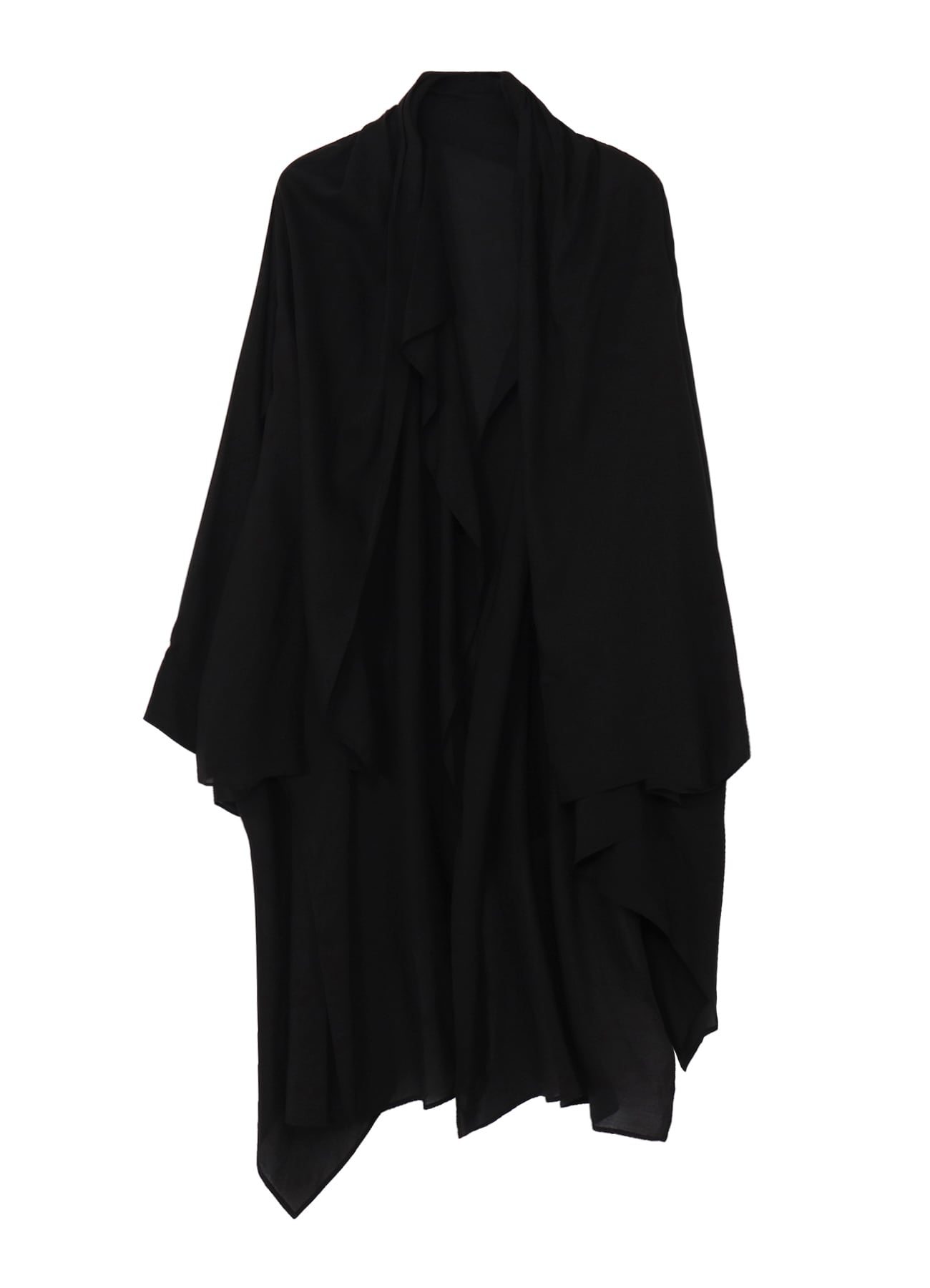 CELLULOSE LAWN ASYMMETRIC DRAPED BLOUSE