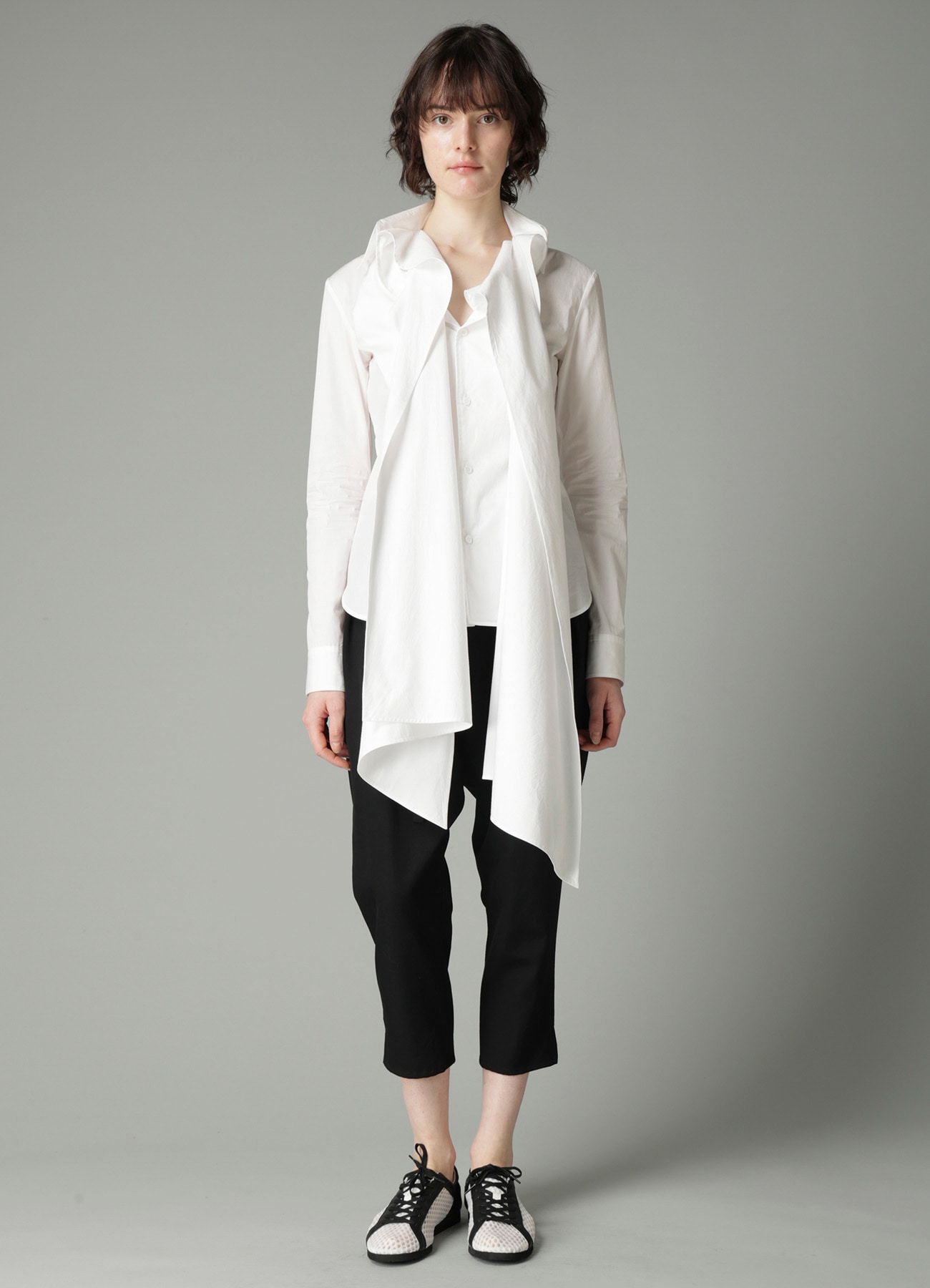 BROAD STOLE DETAIL BLOUSE