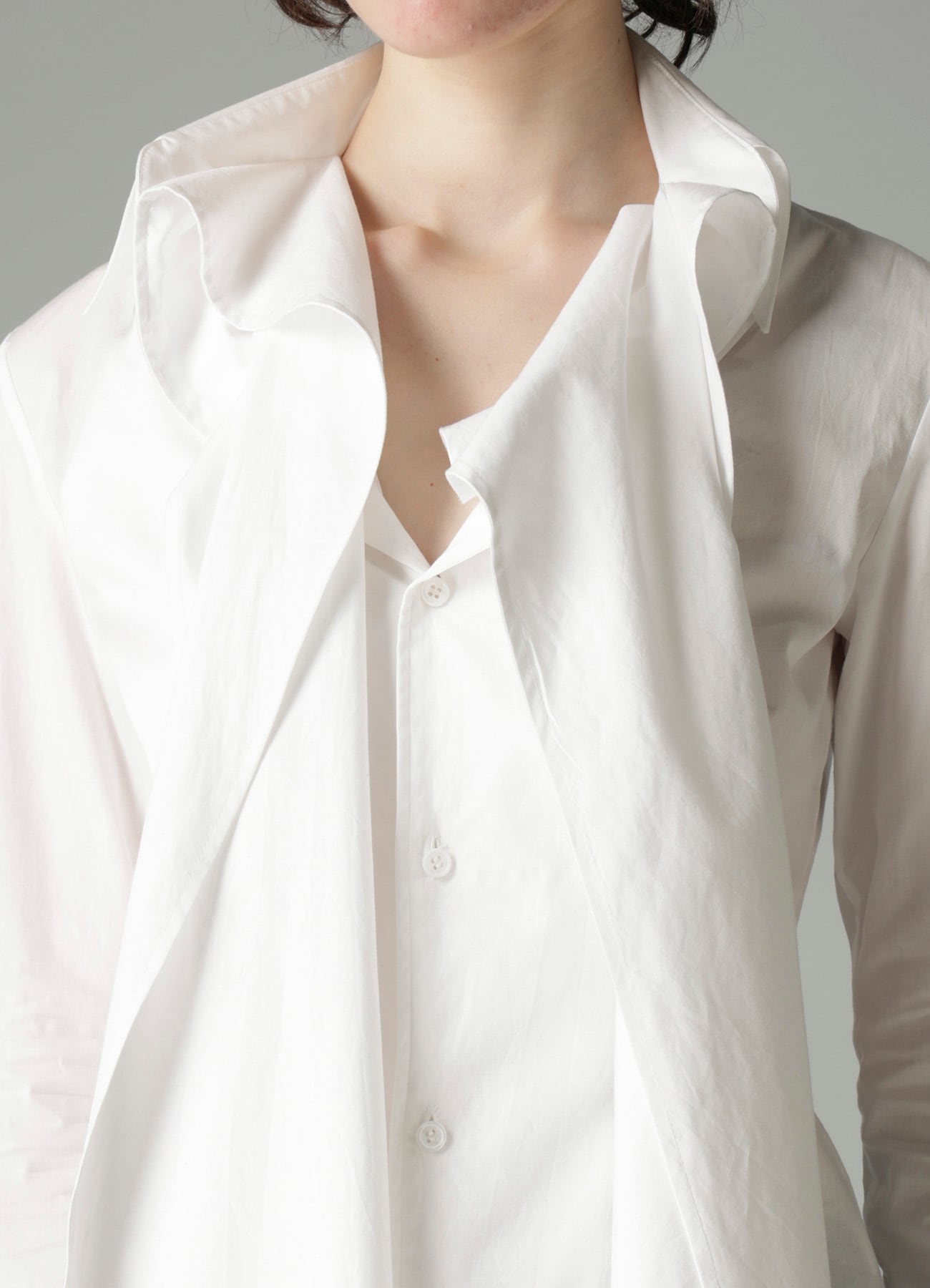 BROAD STOLE DETAIL BLOUSE