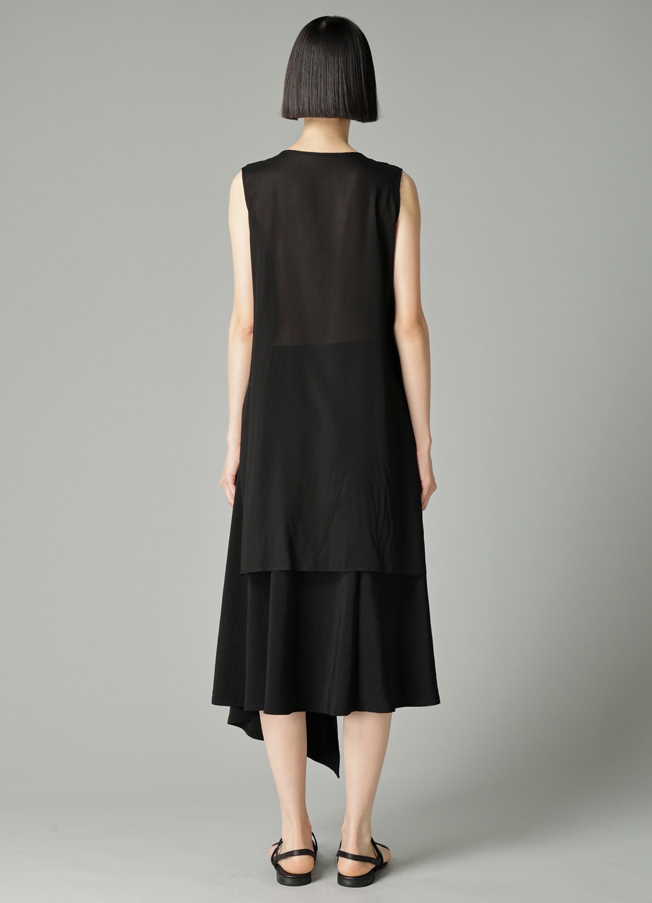 Ry LAWN DOUBLE LAYER SLEEVELESS B