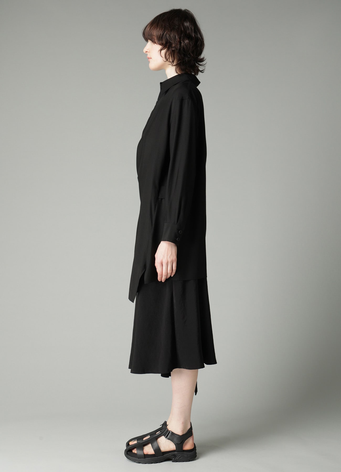 Ry/Si VOILE F WRAP RELAXED FIT BLOUSE