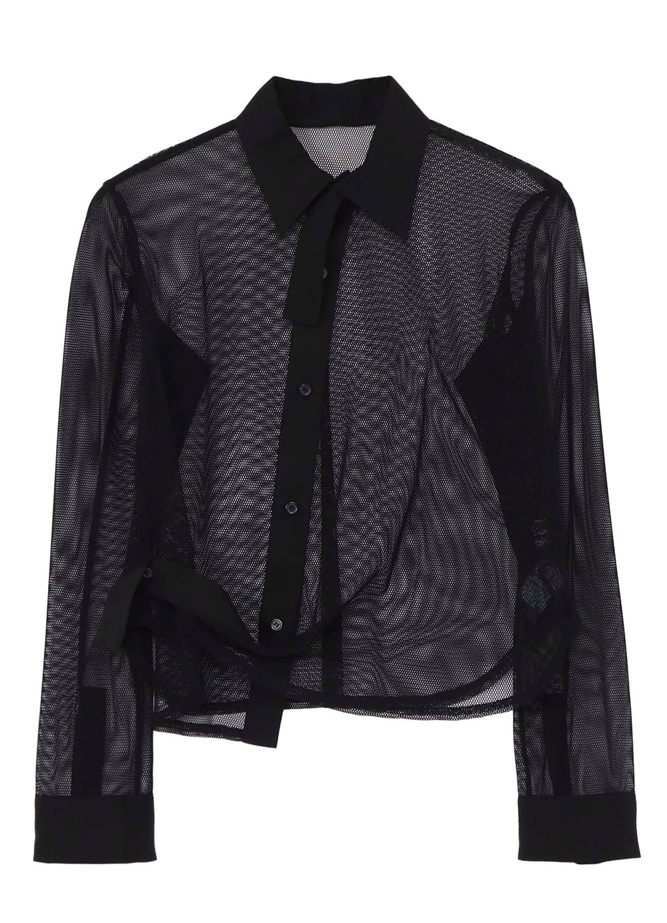 Pe/TULLE  CUFF DETAIL BLOUSE