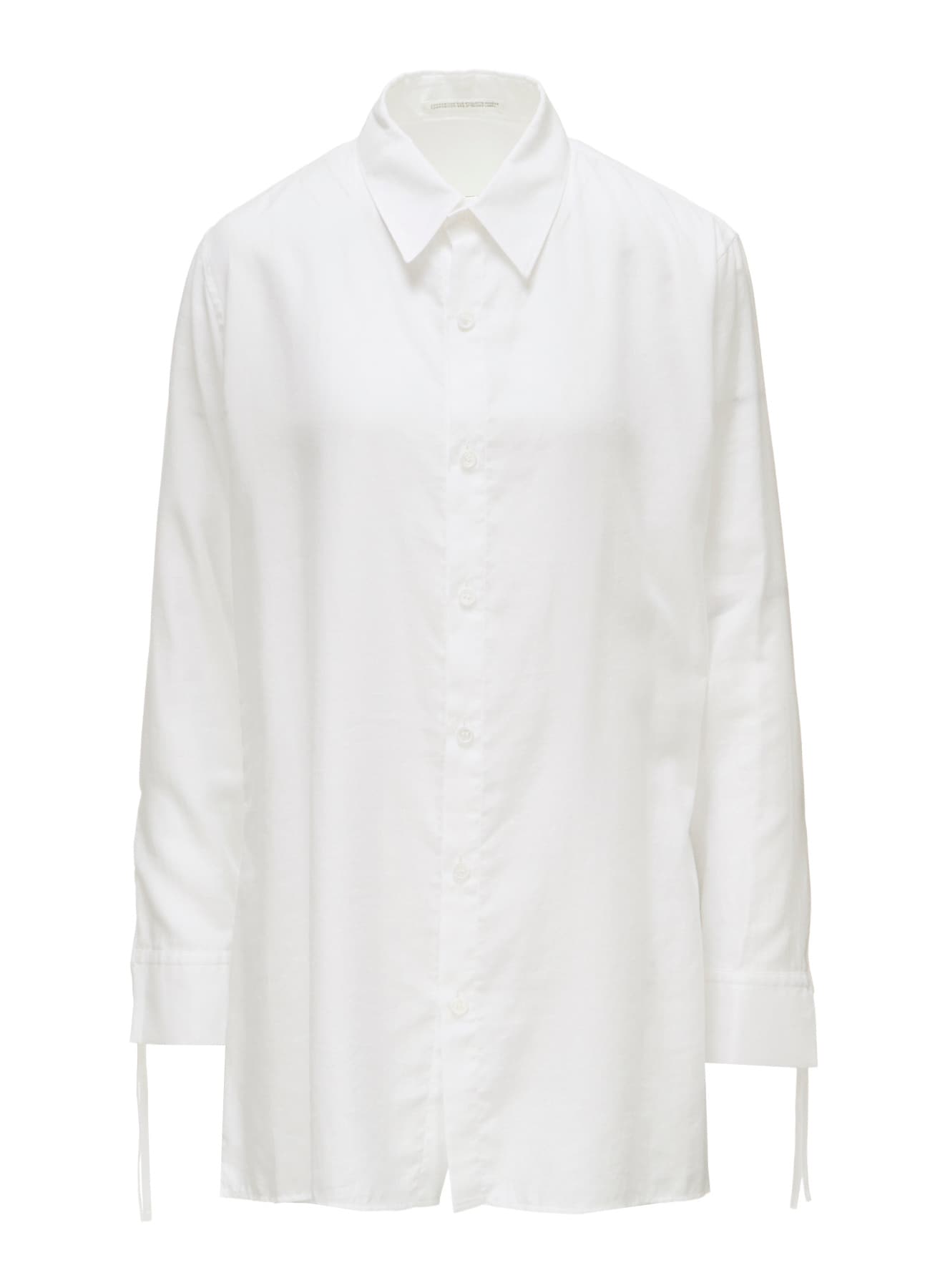 CELLULOSE COTTON VIYELLA STRING DETAIL SHIRT